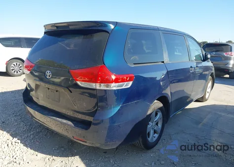 2011 Toyota Sienna из США, поврежденный, VIN 5TDKA3DC8BS001571